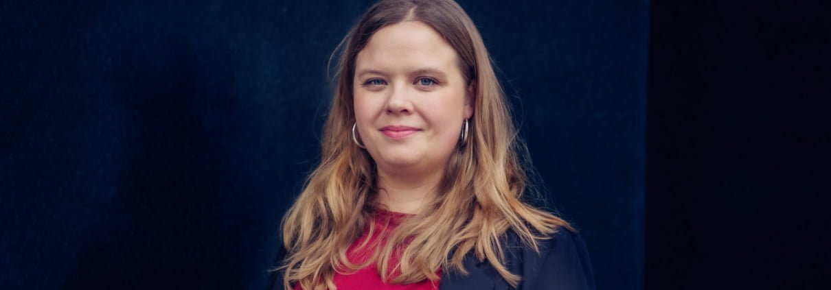 Portrett av kvinne. Veronicha Angell Bergli. Foto.