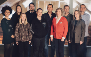 Gruppebilde av forbundsstyret i Bibliotekarforbundet 2023-2026. Foto.