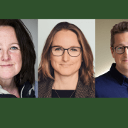 bildet viser tre portretter. foto.