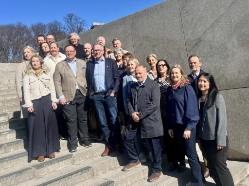 Gruppebilde av unios forhandlingsutvalg Unio Kommune. foto.