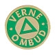 Pin med ordet verneombud. foto